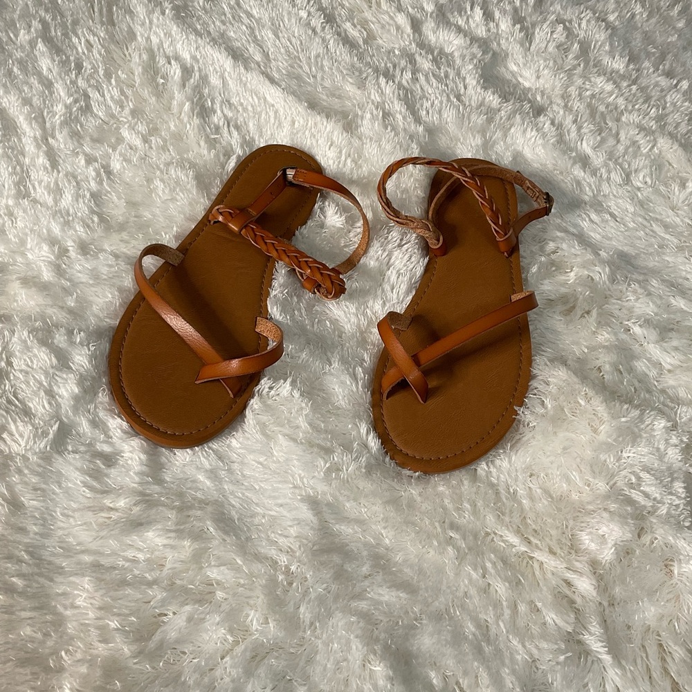 American Eagle Braided Toe Ring Sandal